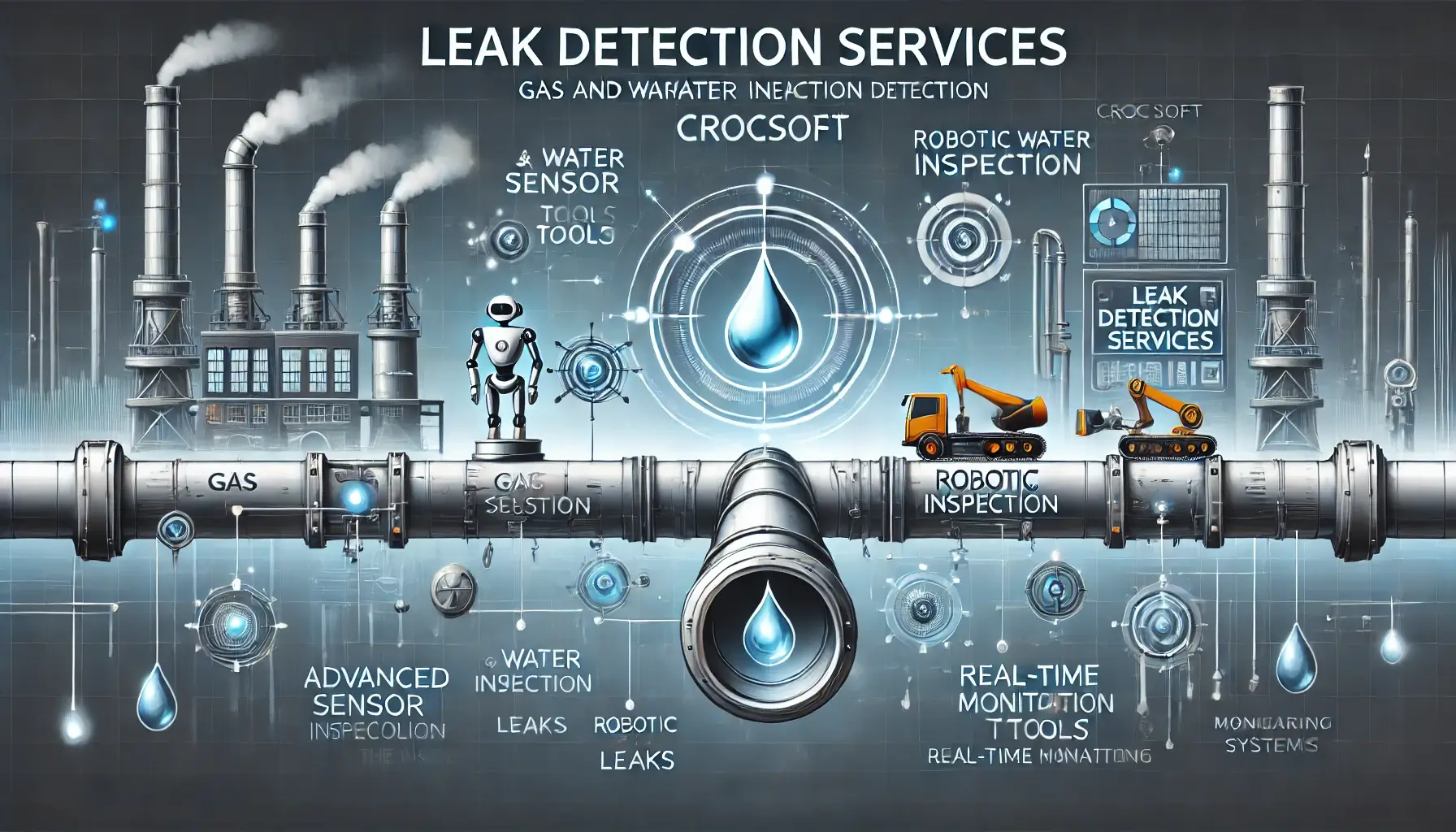 Leak Gas or Water Detection